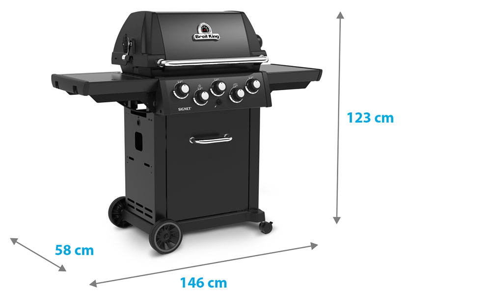 Rozměry grilu